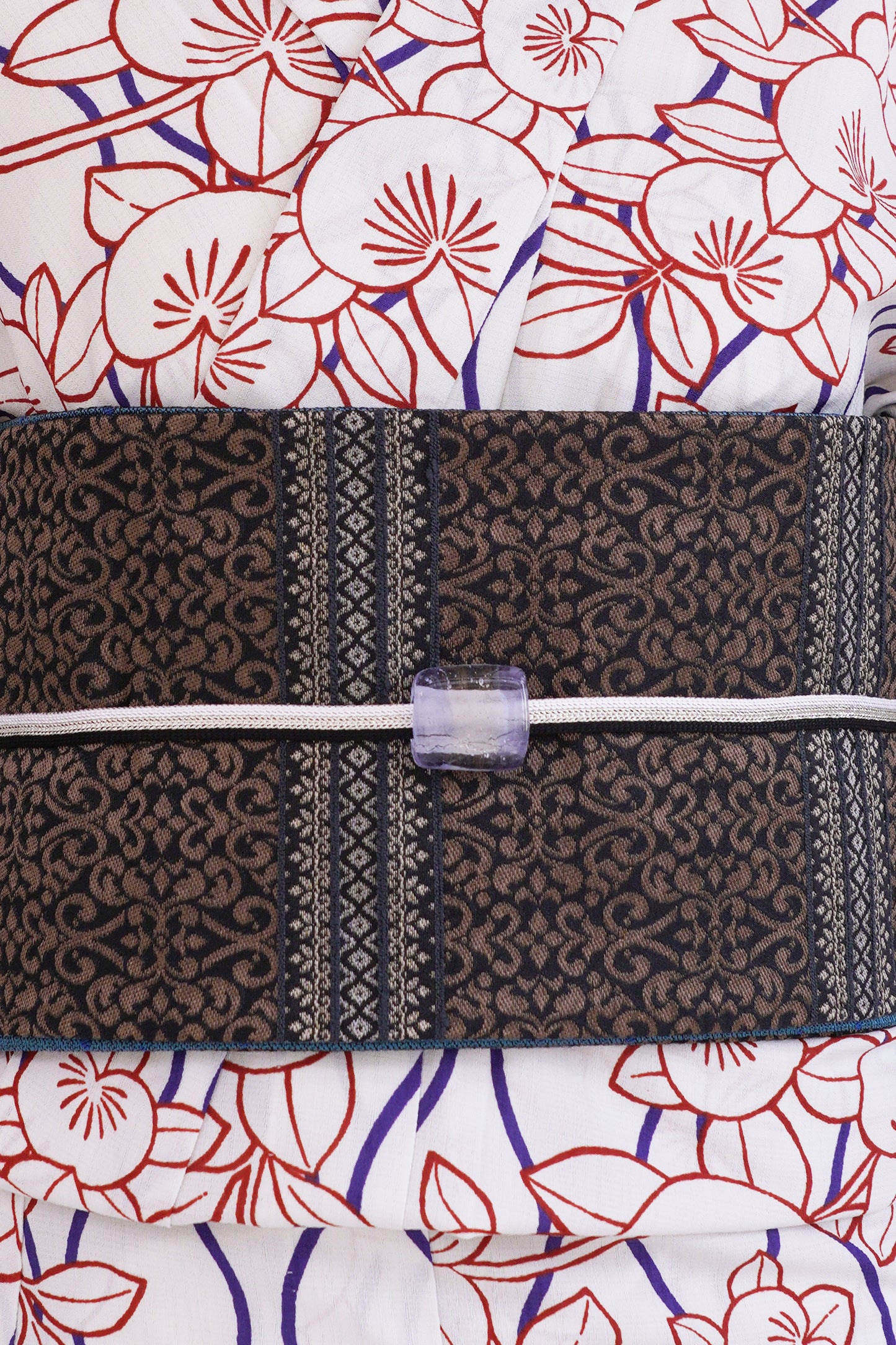 宅配レンタル 浴衣コーディネートセット たちばなホワイト