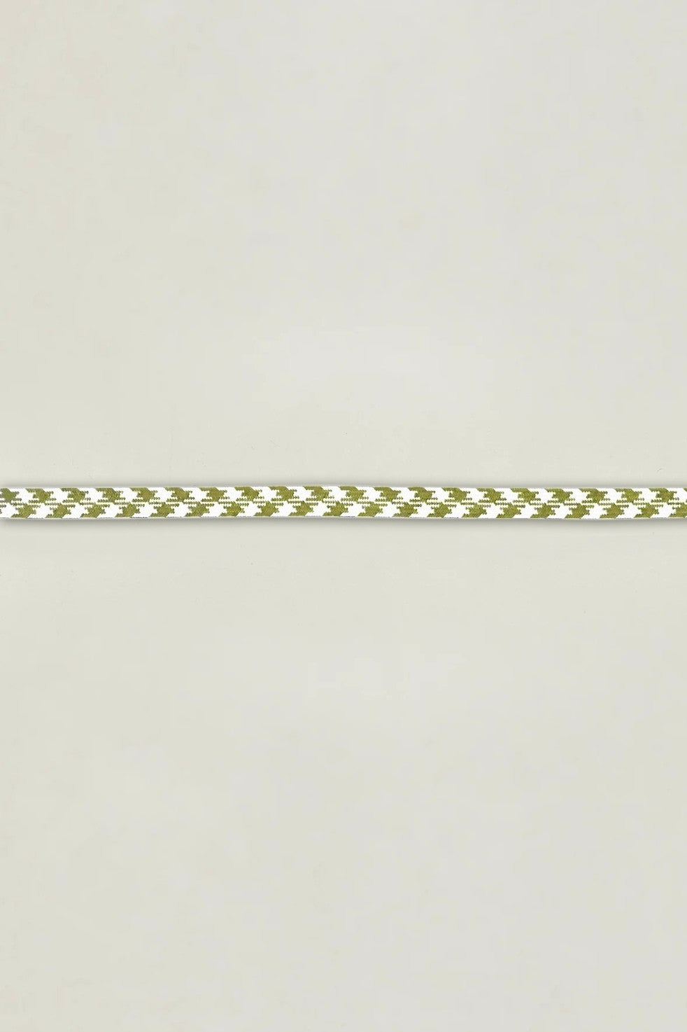 三分紐 千鳥格子 オリーブ