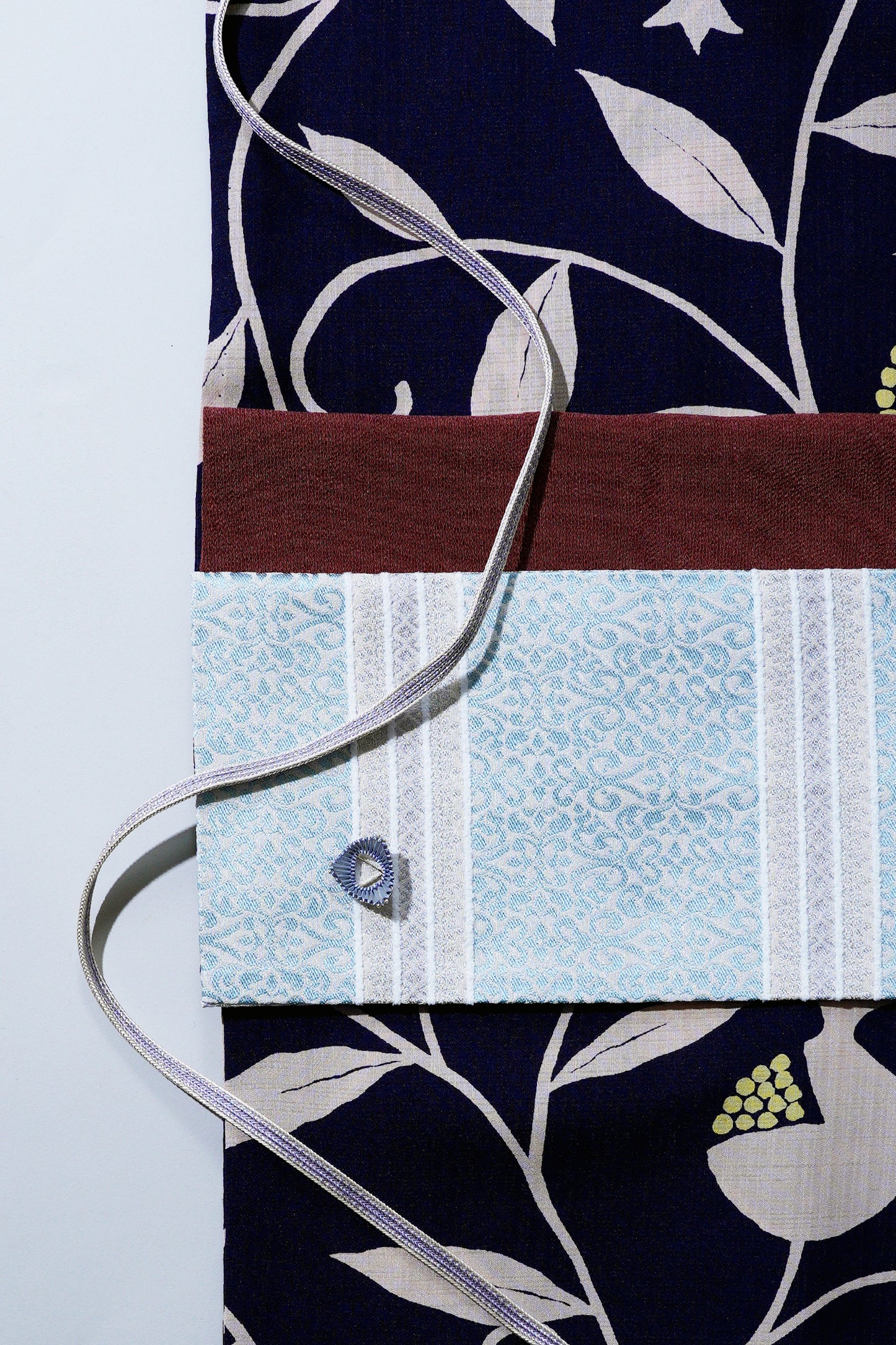 2024大塚呉服店オリジナル浴衣 ザクロ ネイビーベージュ