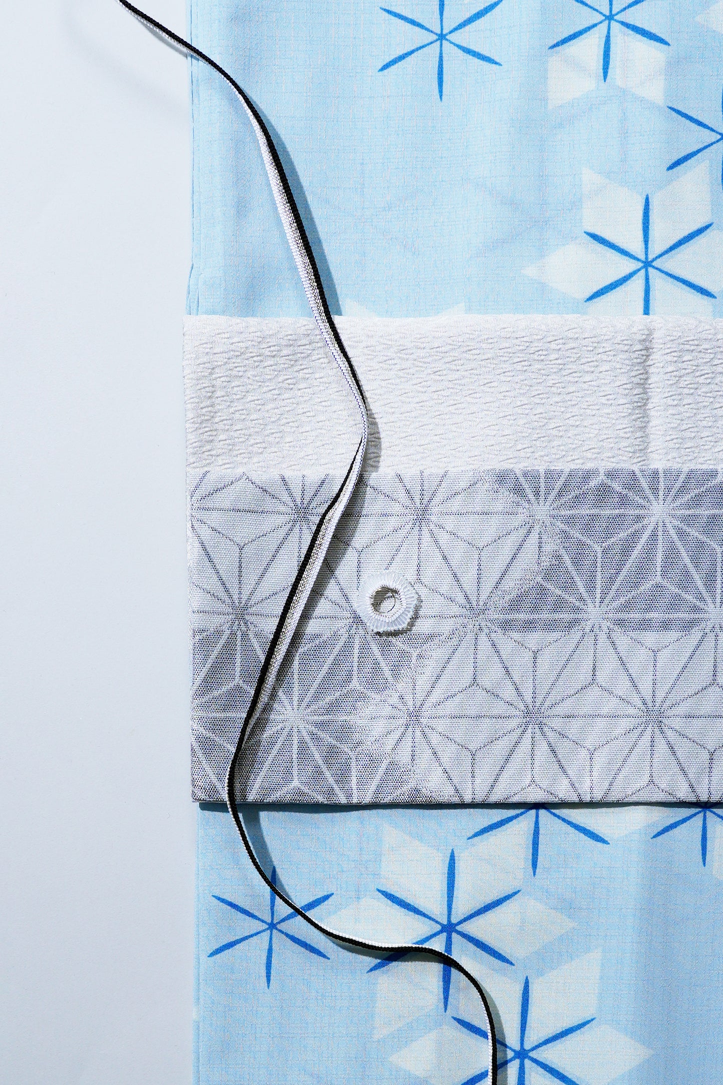 2024大塚呉服店オリジナル単衣・浴衣 麻葉 イエローミント