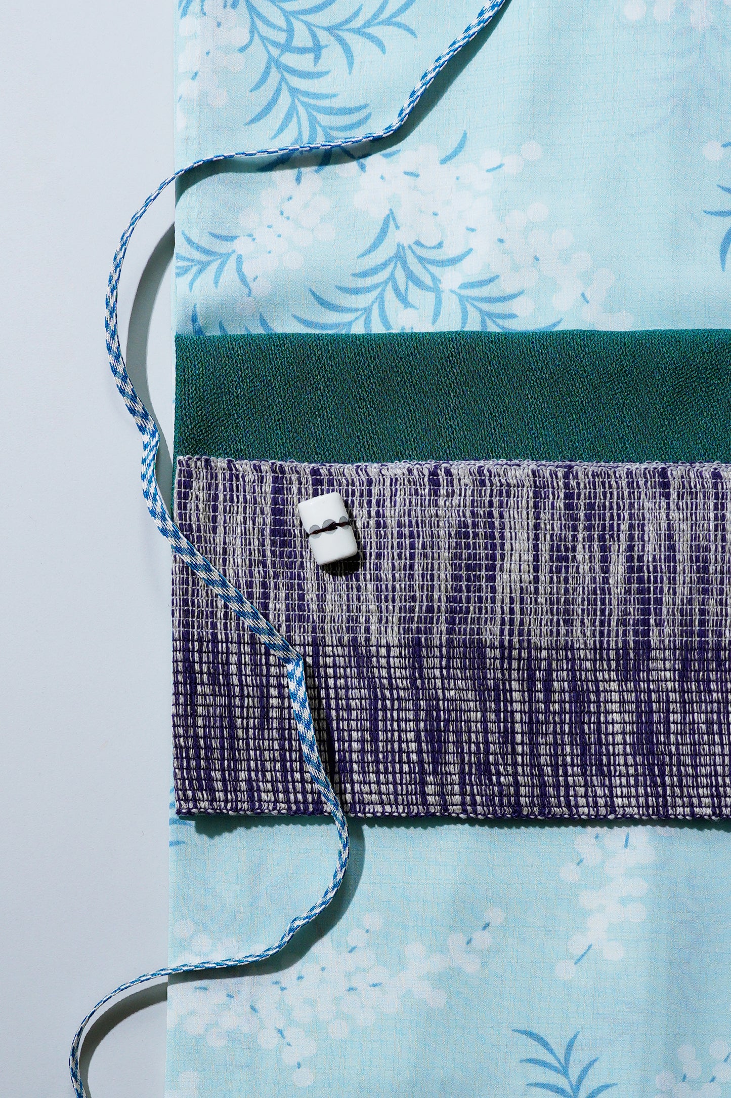 大塚呉服店オリジナル単衣・浴衣 アカシア ミントブルー