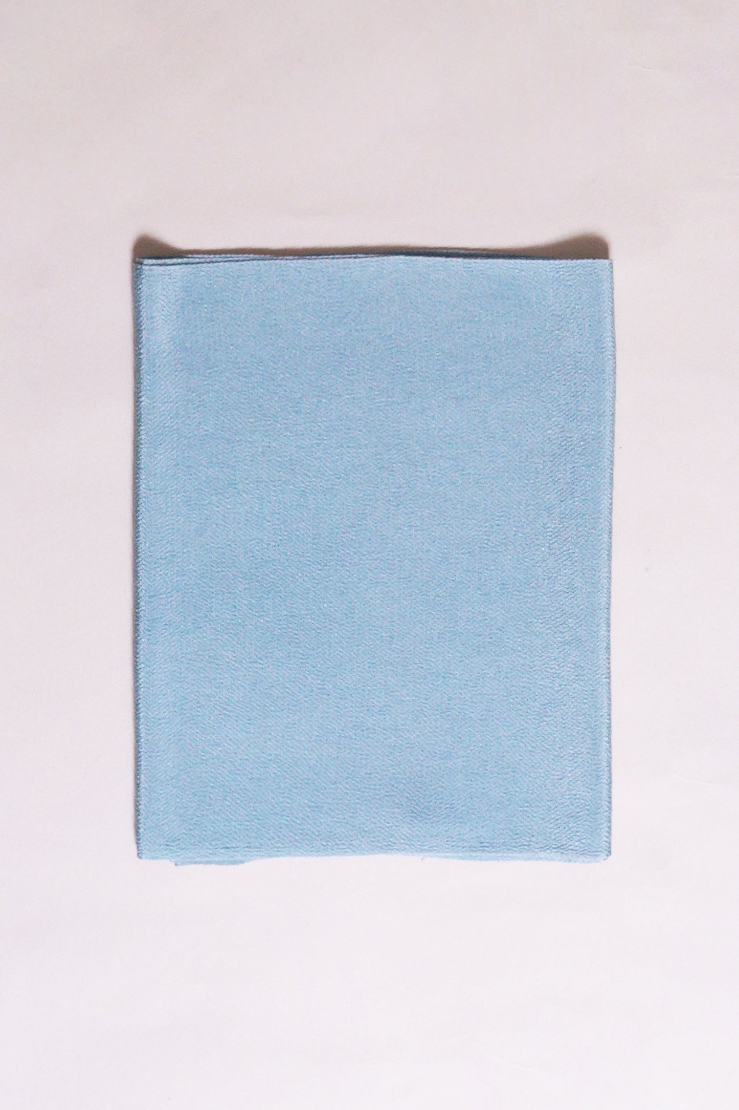 正絹帯揚 スモーキーブルー