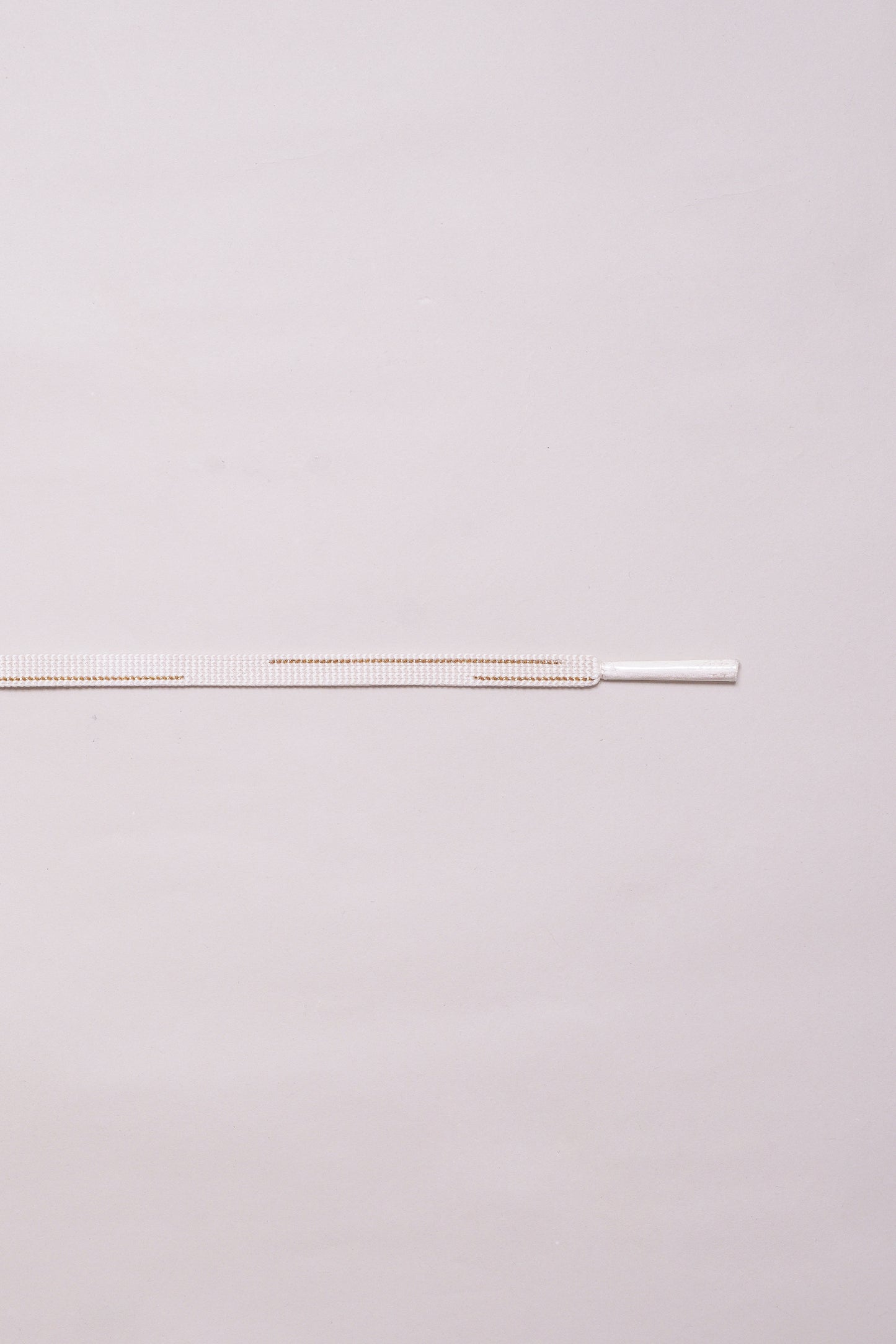 帯締 白地×金糸