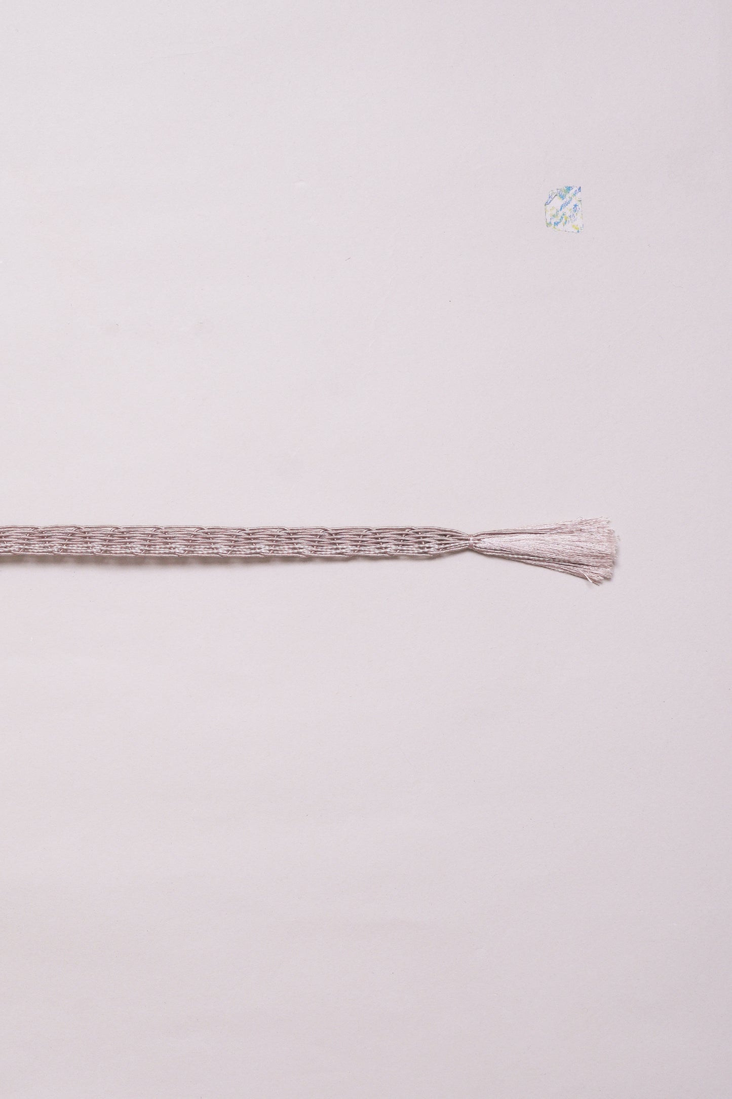 帯締 夏 チャコールグレー