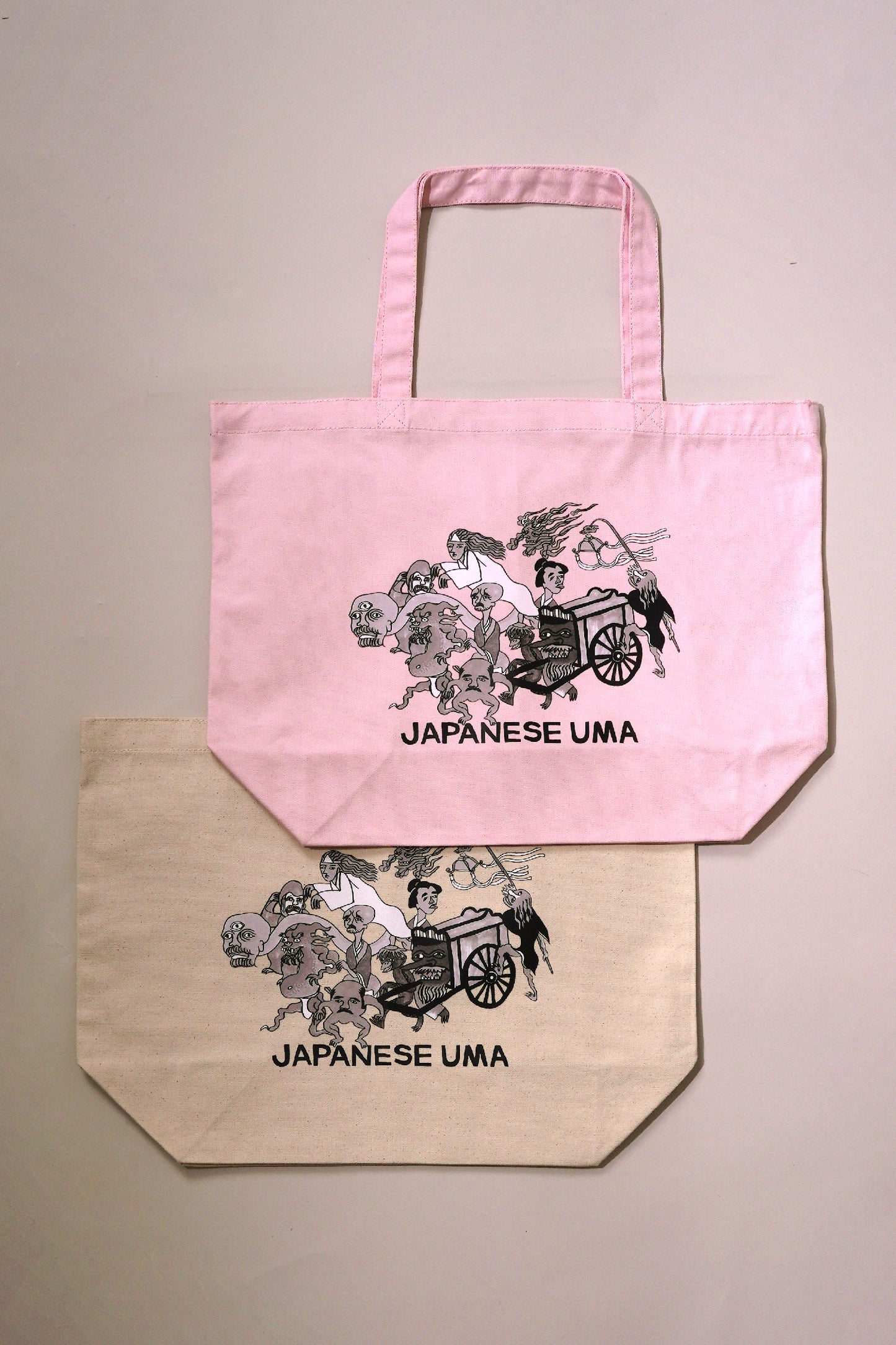 大塚呉服店オリジナル 百鬼夜行トートバッグ /イエロー