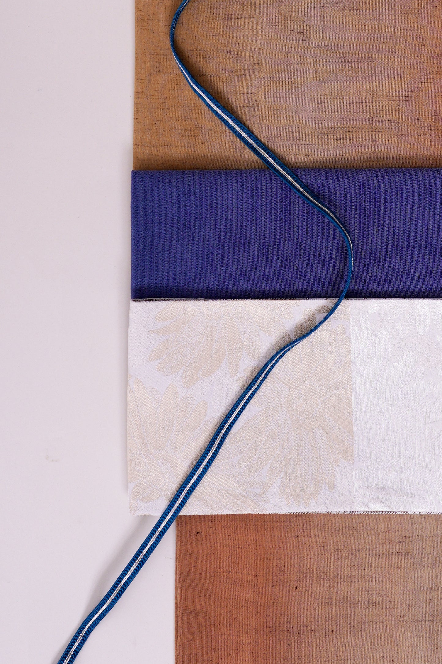 紬 茶系グラデーション