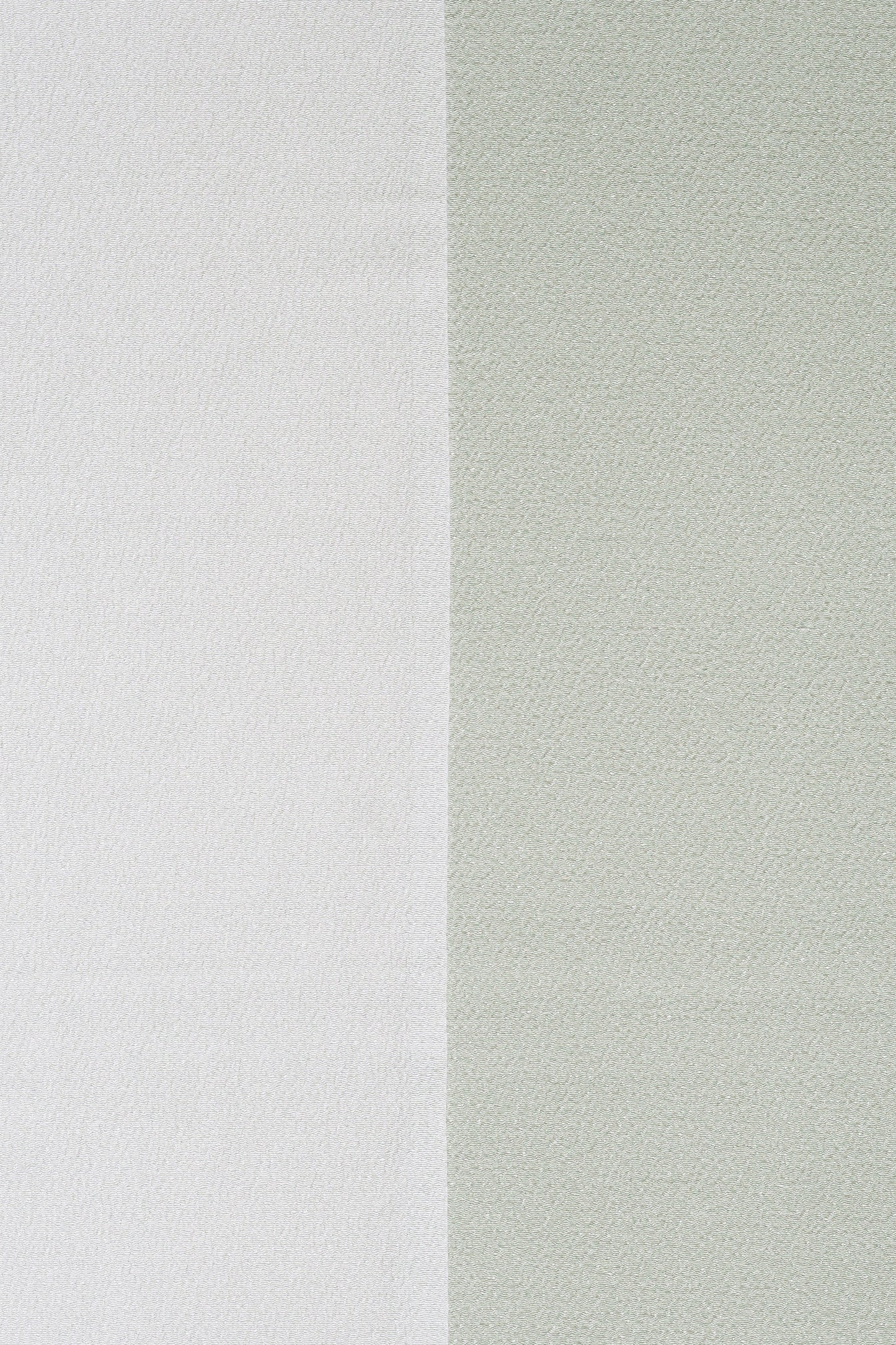 半衿 バイカラー ミントグリーン×白