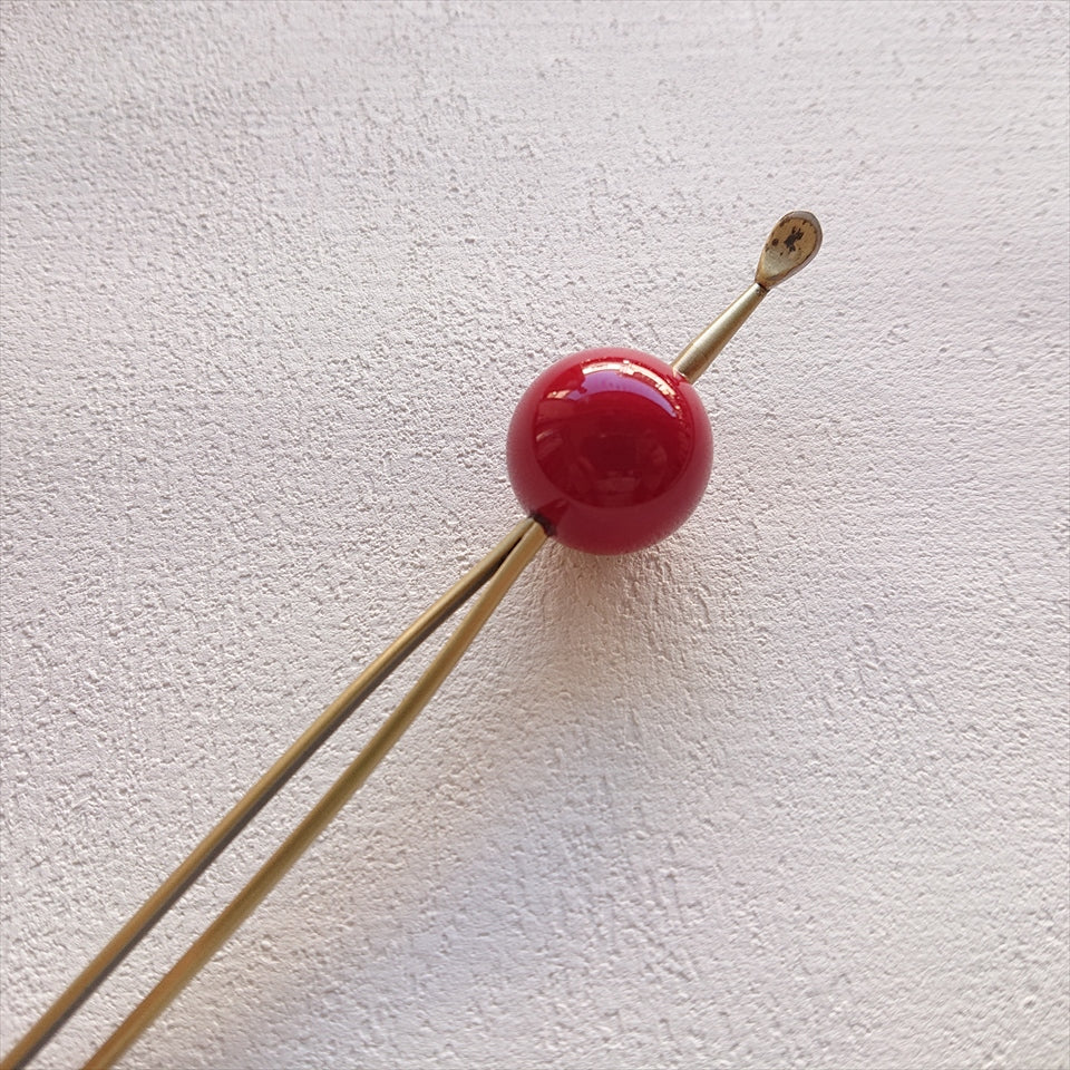 玉かんざし 赤
