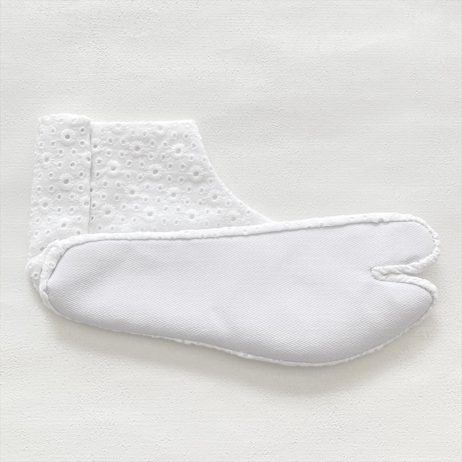 こはぜ付き足袋 ドット レース