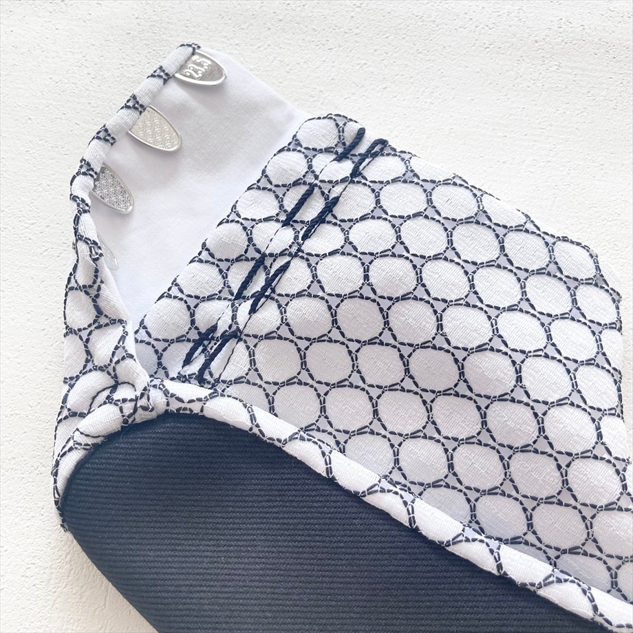 こはぜ付き足袋 ドット モノトーン