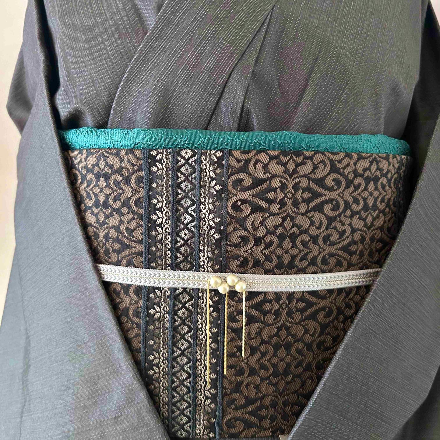 正絹リバーシブル帯揚げ