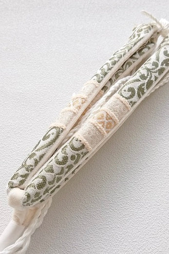 1月上旬〜中旬お届け クロコ台×花緒ペルシャ紋グリーン