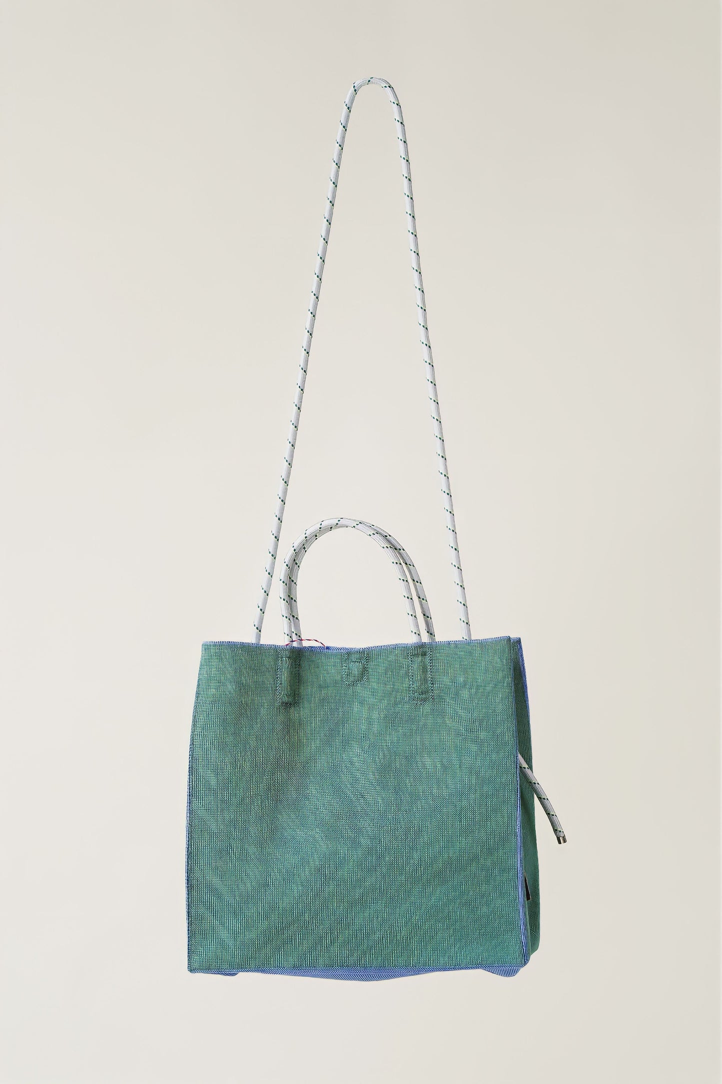 PAPER KNIT BAG SMALL GREEN