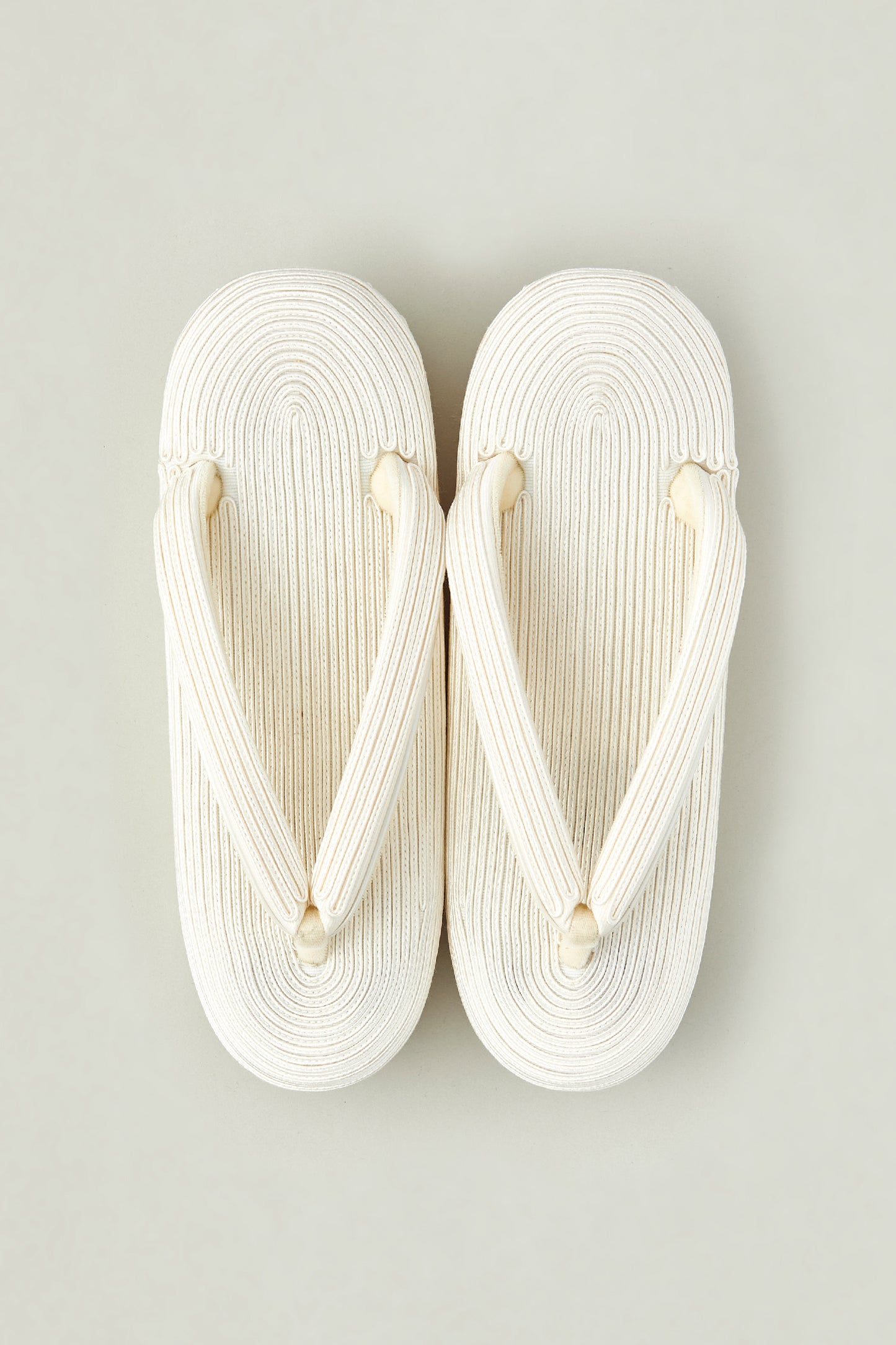 在庫あり【とこと×小砂】コード刺繍草履 アイボリー