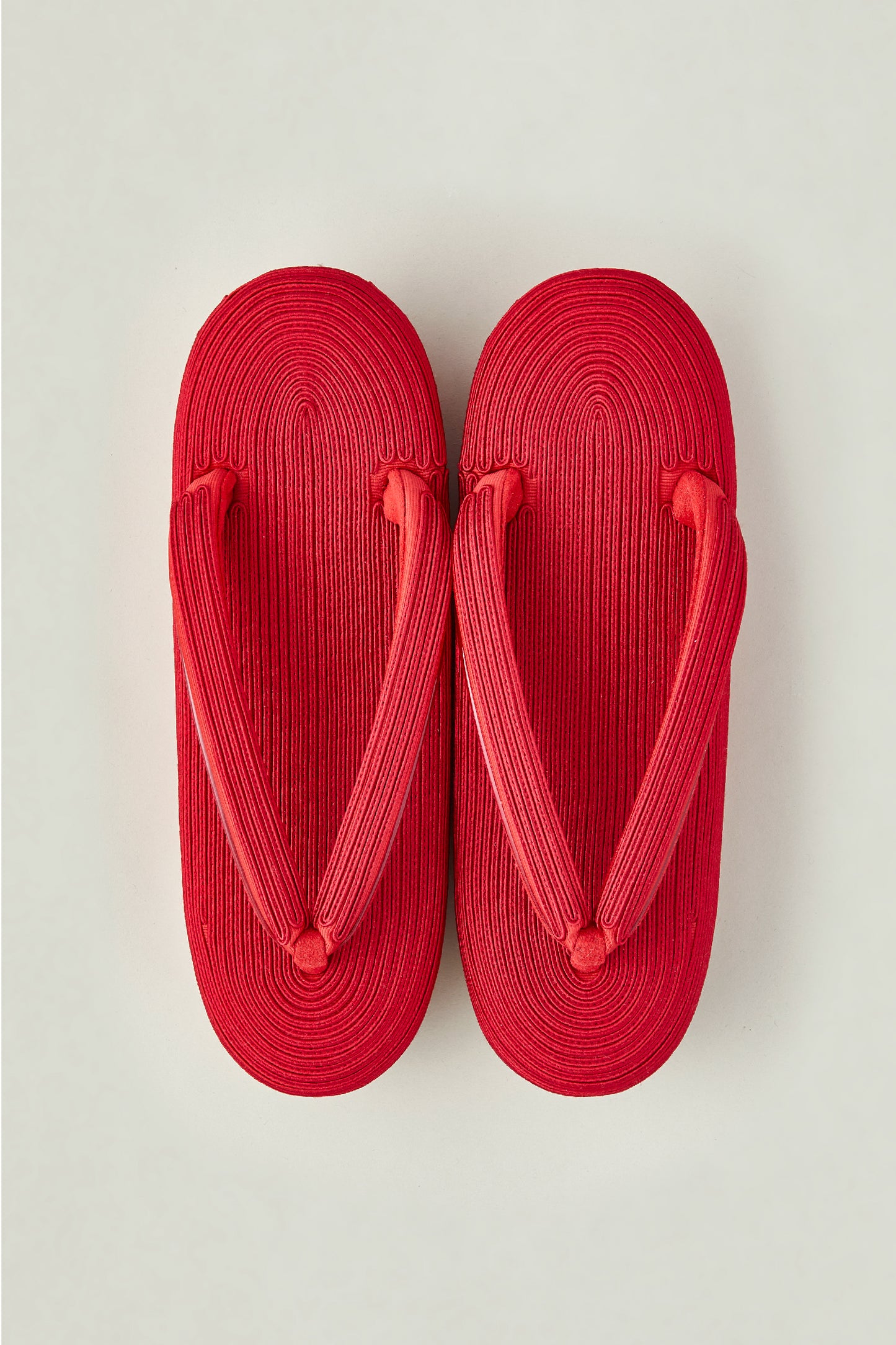 在庫あり【とこと×小砂】コード刺繍草履 ルージュ