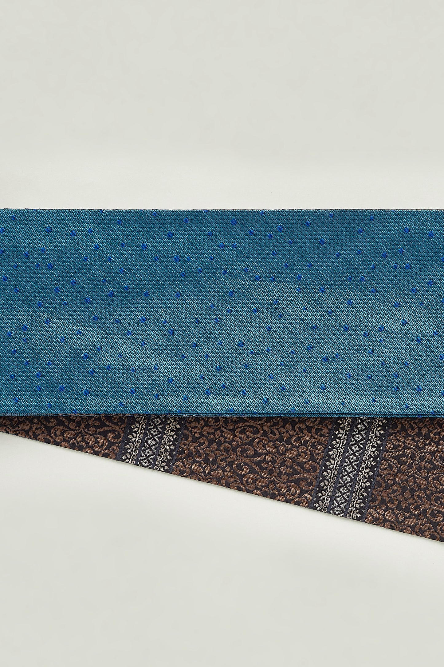 大塚呉服店オリジナル半巾帯 ペルシャ紋 ブラック