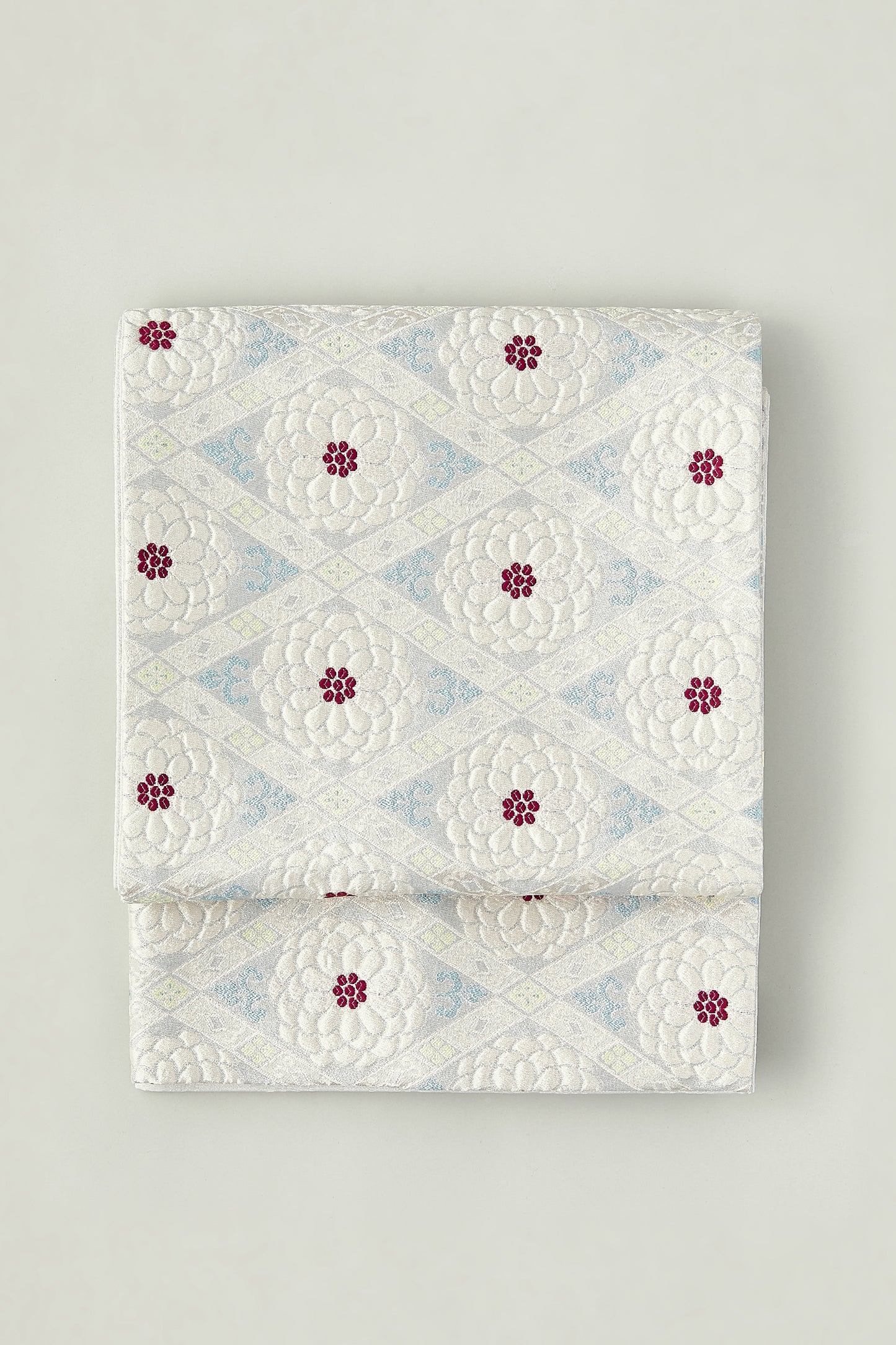 オリジナル袋帯 菊 ミント