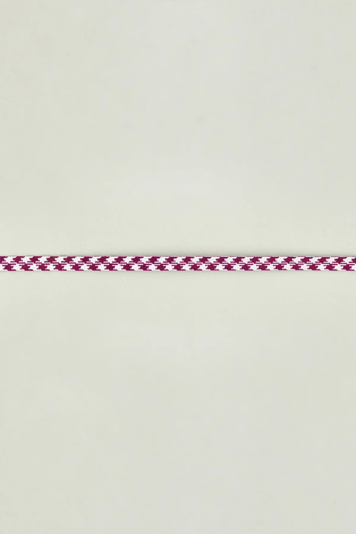 三分紐　千鳥格子　ダークローズ