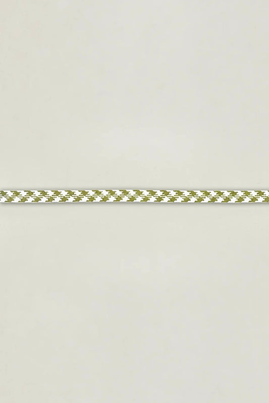 三分紐　千鳥格子　オリーブ