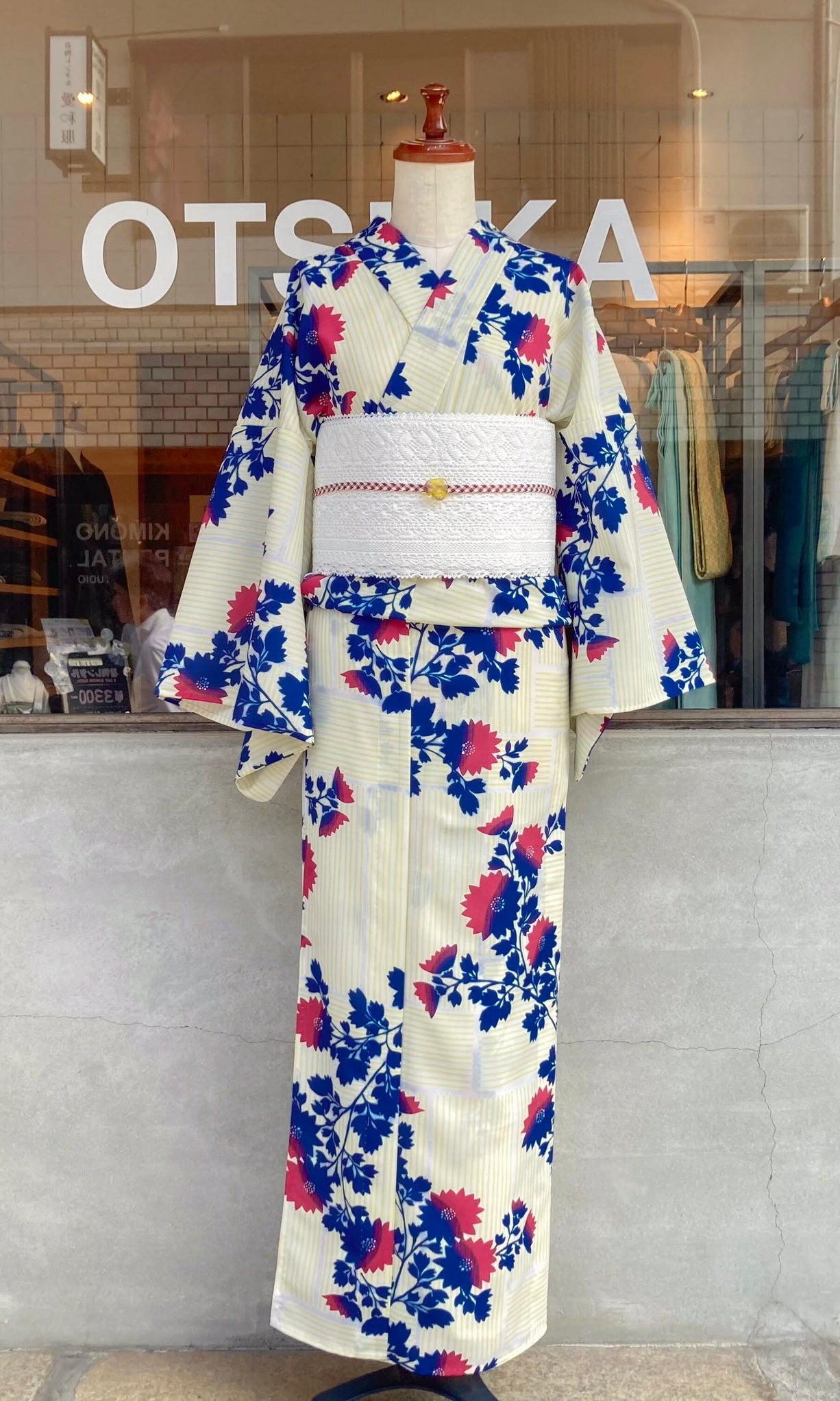 オリジナル浴衣 花すだれ