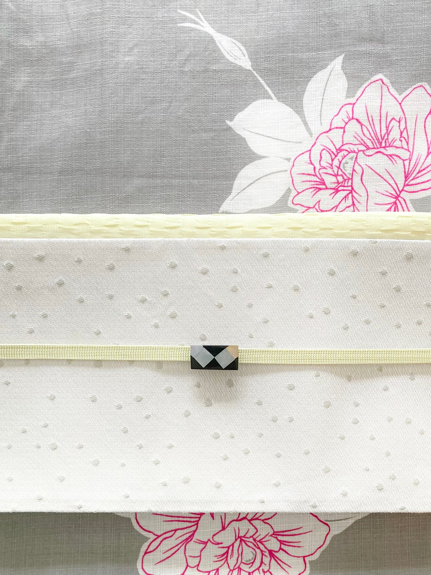 うさぎ小町×大塚呉服店コラボ半巾帯　第一弾　ペルシャ紋 スイートバイオレット