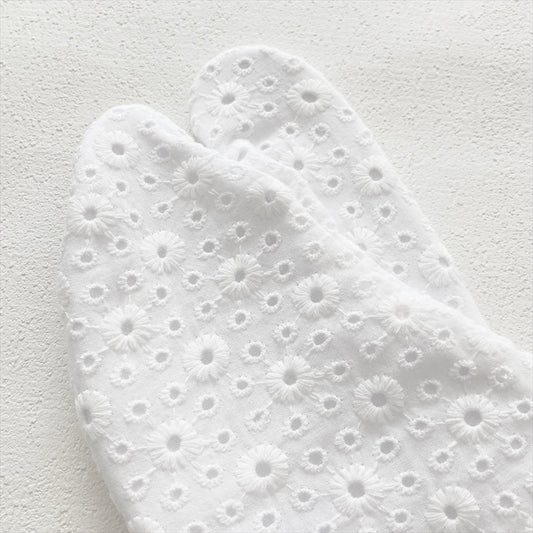 こはぜ付き足袋　ドット　レース