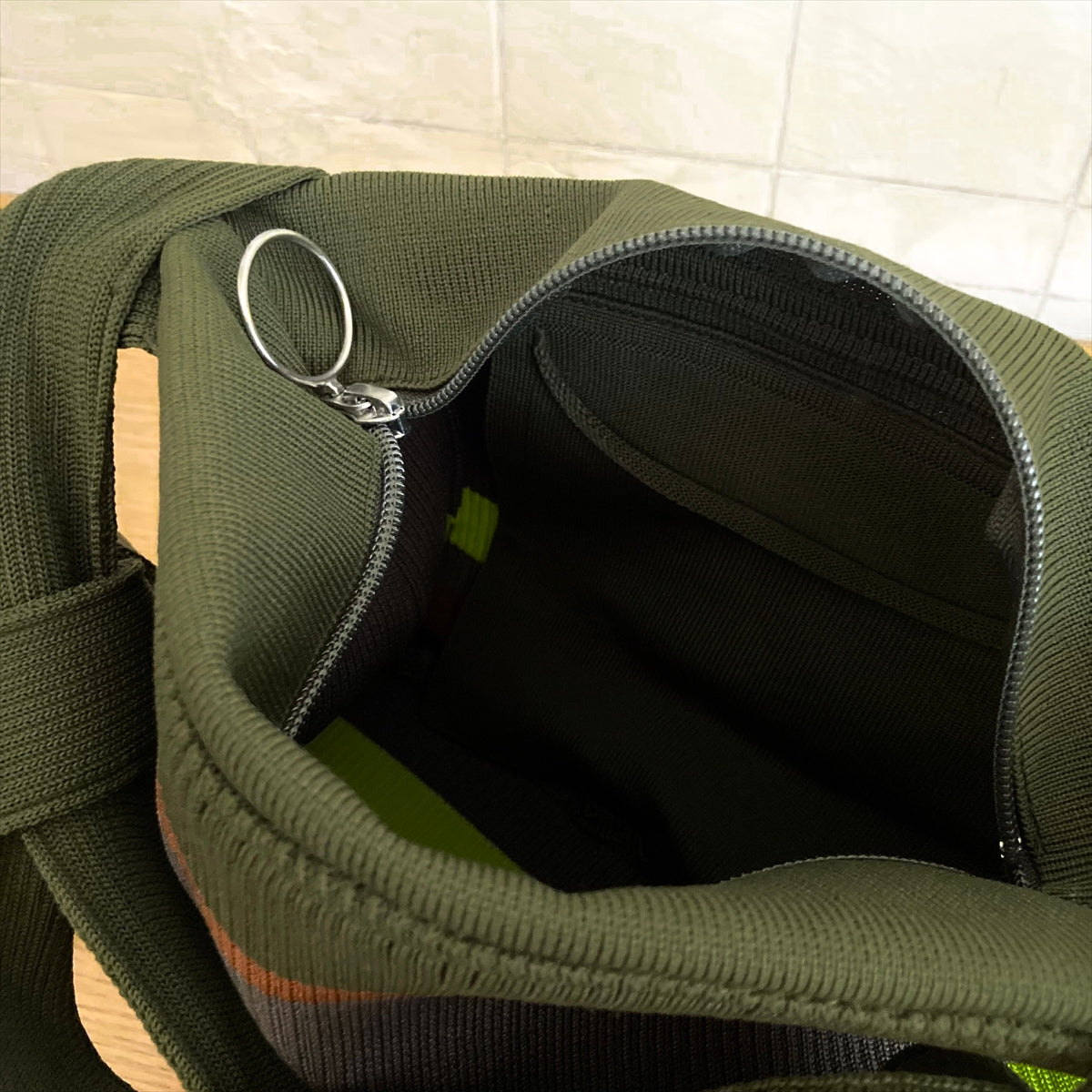 SHOULDER POUCH BAG　khaki