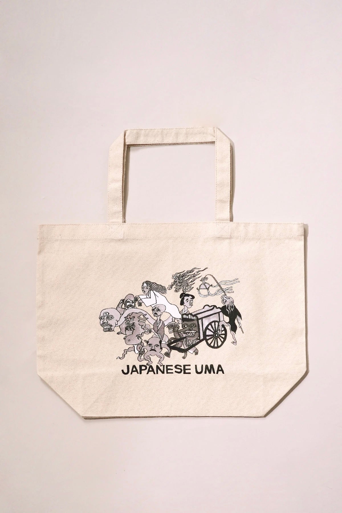 大塚呉服店オリジナル　百鬼夜行トートバッグ  / ナチュラル