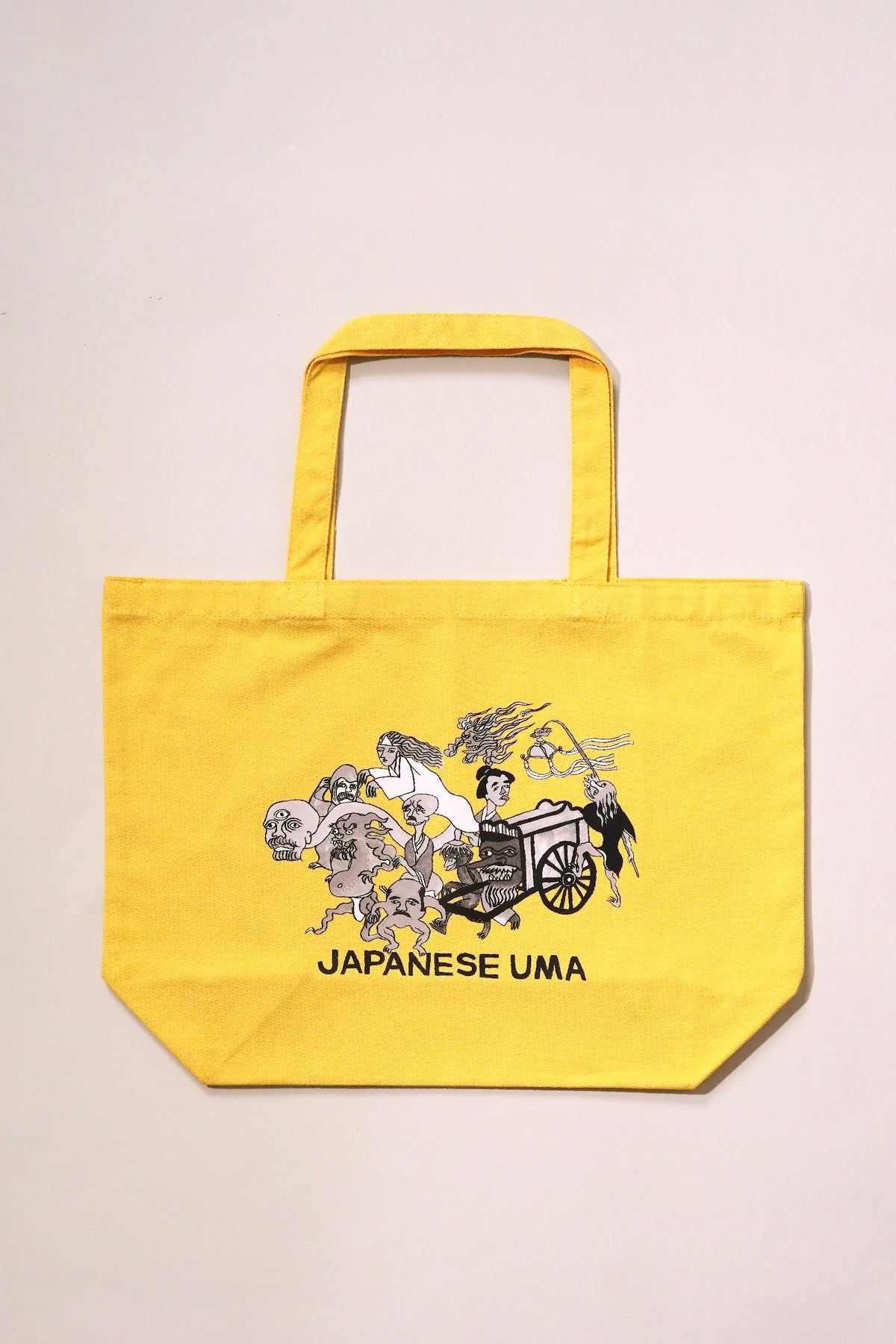 大塚呉服店オリジナル　百鬼夜行トートバッグ  /イエロー