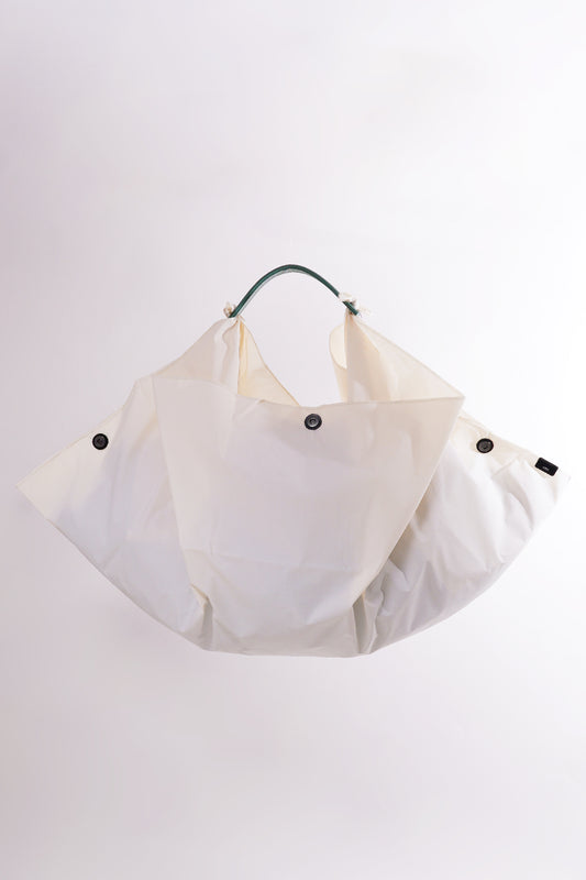 ITTI  HERRIE FUROSHIKI BAG / アイボリー(持ち手ブルーグリーン)