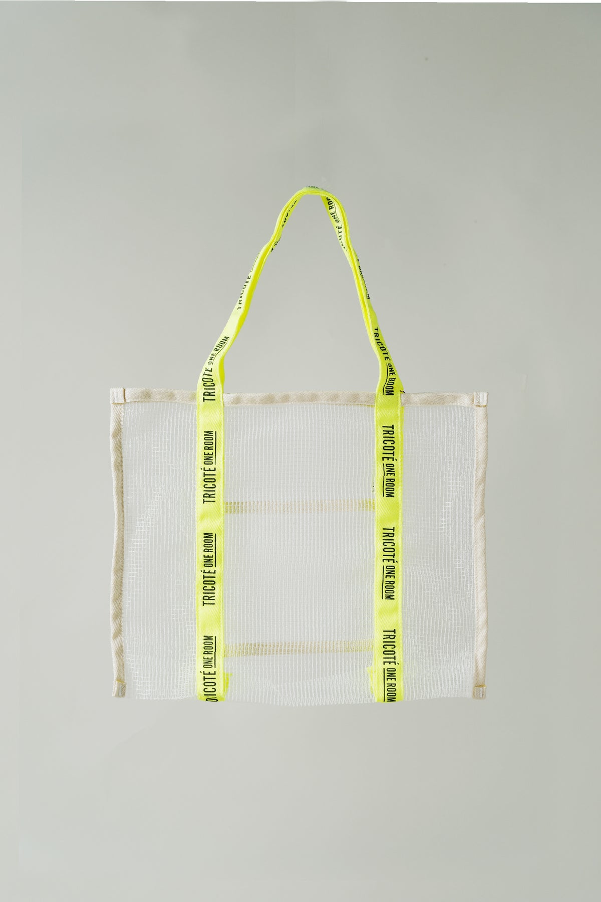 MESH BAG LARGE　WHITE