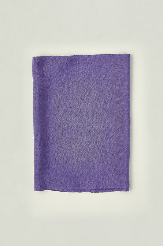 正絹帯揚げ 紫苑