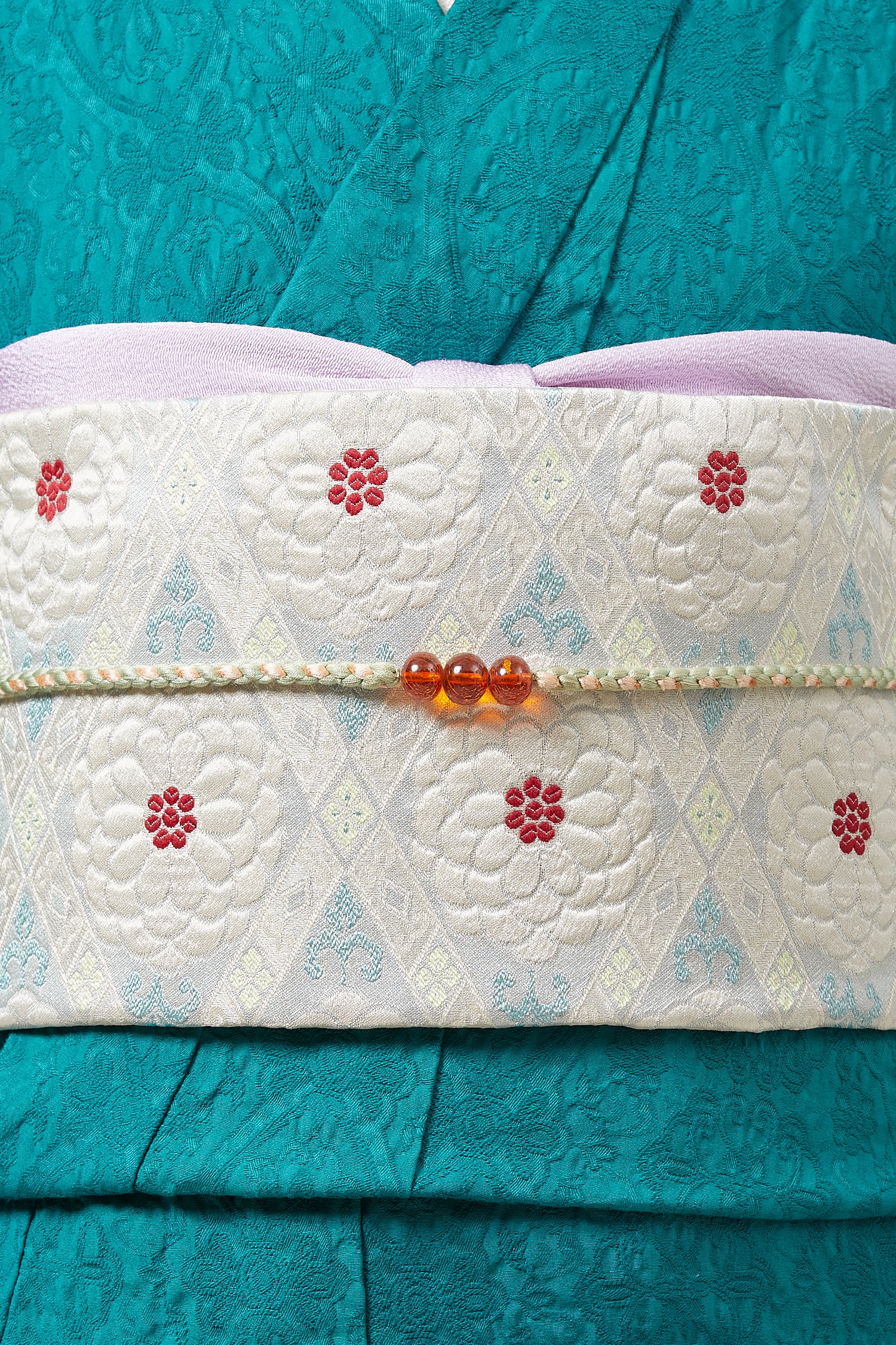 最終価格　大塚呉服店　カラーデニム　着物　デニム着物　美品 バティックジャガードデニム着物 ネイビー – 大塚呉服店